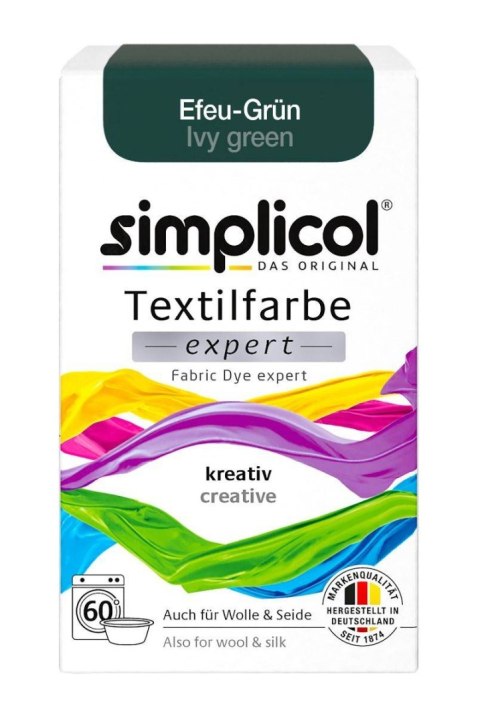 Simplicol Expert Barwnik do Tkanin Efeu-Grün 150 g