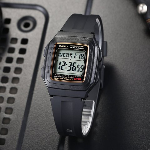 ZEGAREK MĘSKI CASIO F-201WA-9A (zd164a) - KLASYKA + BOX