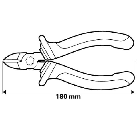 SZCZYPCE TNĄCE BOCZNE 180MM