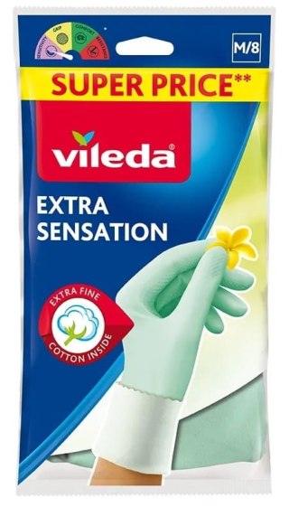 Rękawice Vileda Extra Sensation (8 - M)