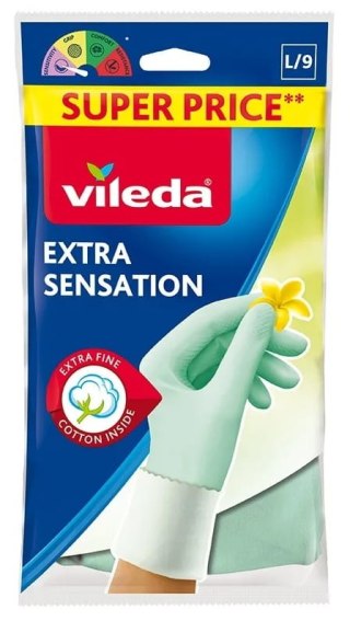 Rękawice Vileda Extra Sensation (9 - L)