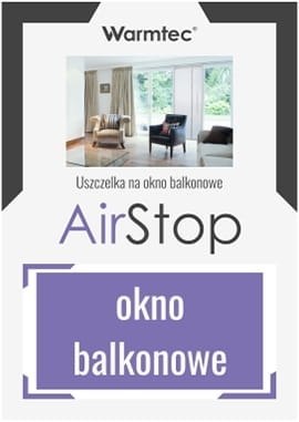 Uszczelka okienna do klimatyzatora (balkonowa) Warmtec AirStop