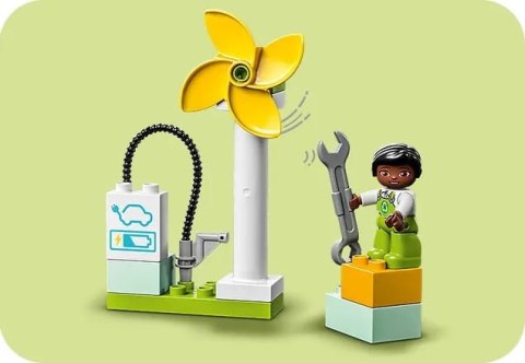 10985 - LEGO DUPLO - Turbina wiatrowa i samochód elektryczny