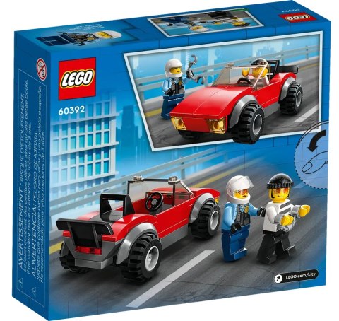 60392 - LEGO City - Motocykl policyjny - pościg za samochodem