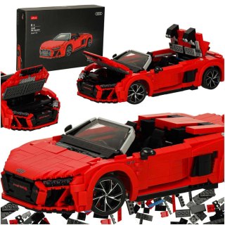 Samochód Rastar 93800 AUDI R8 Spyder 1:14 klocki 1440 el.