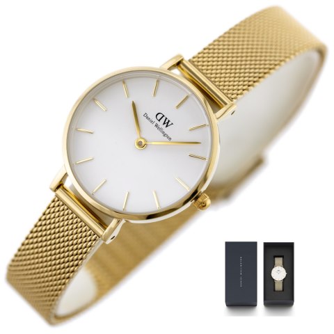 ZEGAREK DAMSKI DANIEL WELLINGTON DW00100350 - Petite Evergold 28mm