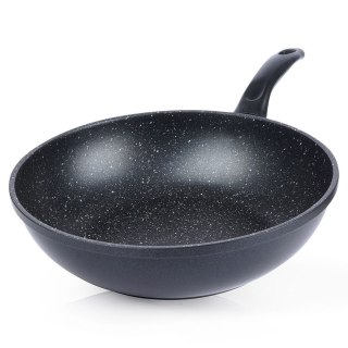 Patelnia granitowa wok do smażenia duszenia GRANDE 30 cm