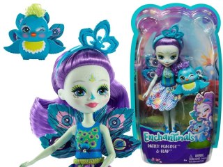 Enchantimals Lalka Patter Peacock i paw Flap FXM74