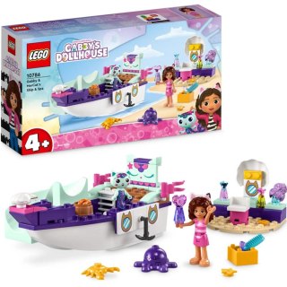 LEGO Gabbys Dollhouse Statek i spa Gabi i Syrenkotki 10786