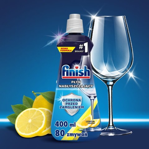 FINISH Płyn nabłyszczający Shine&Protect 400 ml cytrynowy