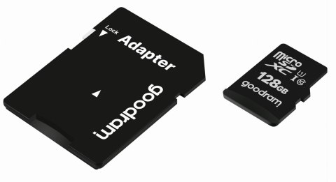 GOODRAM Karta Pamięci MicroSDXC 128GB CL10 UHS I + Adapter