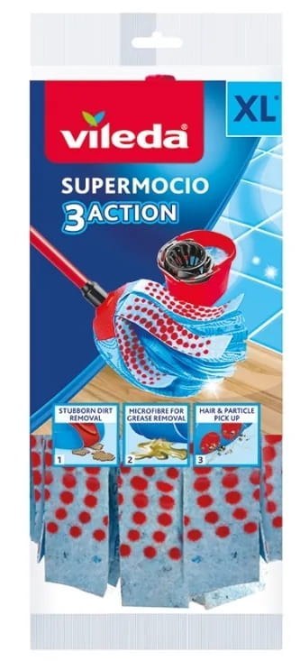 Mop Vileda 3Action Velour XL