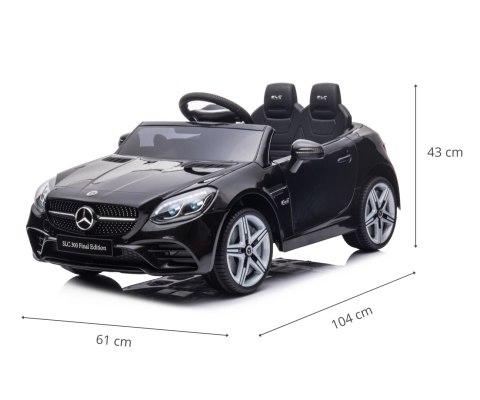 Milly Mally Pojazd na akumulator Mercedes-Benz SLC Black