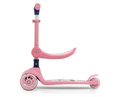 Milly Mally Scooter Fuzzy Pink