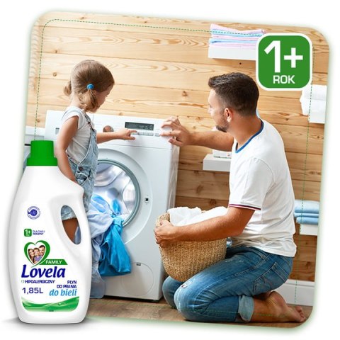 Lovela Family Płyn do Prania White 1,85l