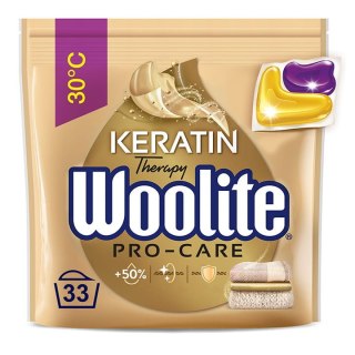 Woolite Żelowe kapsułki do prania z keratyną Pro-Care 33 szt.