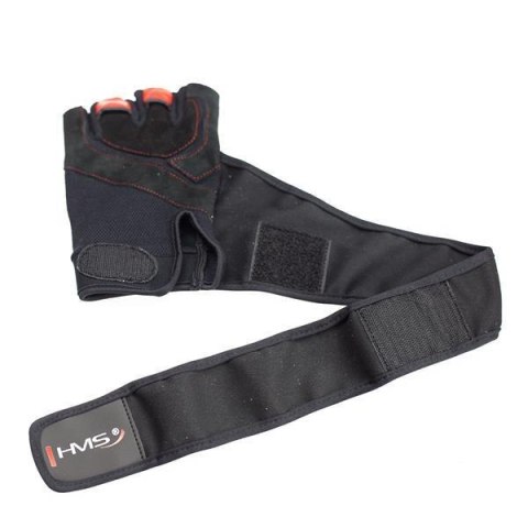 RST01 BLACK/RED ROZM. XL RĘKAWICE NA SIŁOWNIĘ HMS