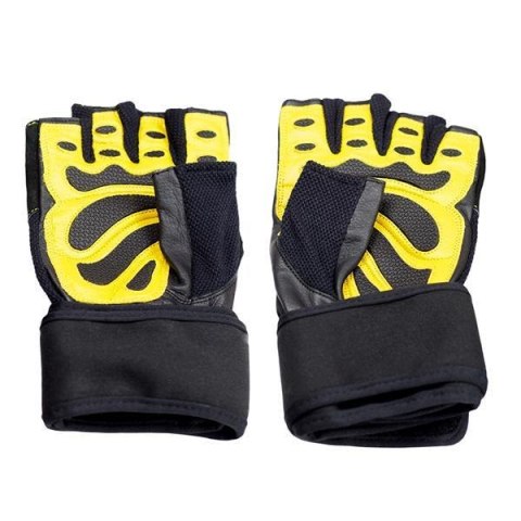 RST01 BLACK/YELLOW ROZM. XXL RĘKAWICE NA SIŁOWNIĘ HMS