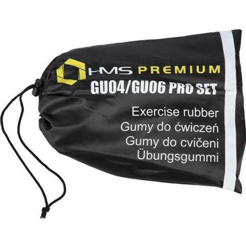 GU04 GU06 PRO SET ZESTAW GUM DO ĆWICZEŃ HMS PREMIUM