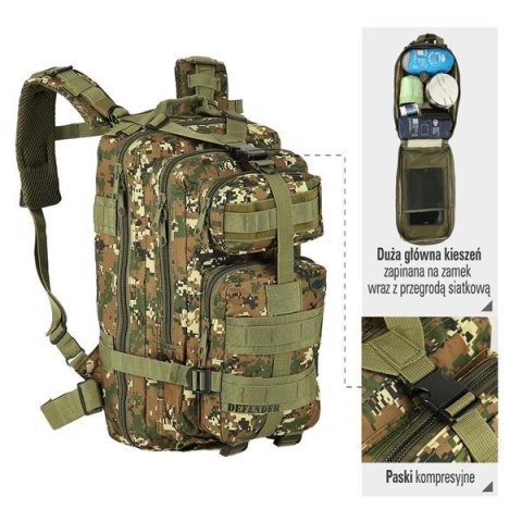 CBT7204 ZIELONY MORO DEFENDER PLECAK NILS CAMP