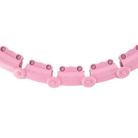 HHW02 HULA HOP LIGHT PINK Z WYPUSTKAMI I OBCIĄŻNIKIEM HMS