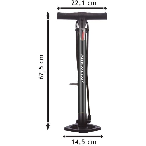 POMPKA WARSZTATOWO - ROWEROWA DUNLOP 174PSI (12BAR)