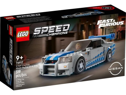 76917 - LEGO Speed Champions - Nissan Skyline GT-R (R34) z filmu „Za szybcy, za wściekli"