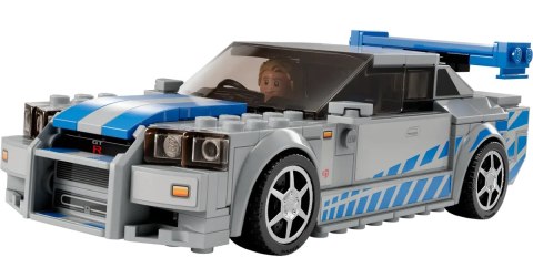 76917 - LEGO Speed Champions - Nissan Skyline GT-R (R34) z filmu „Za szybcy, za wściekli"