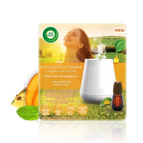 Air Wick Aromatyczna Mgiełka Szczęście/Happiness 20ml Komplet