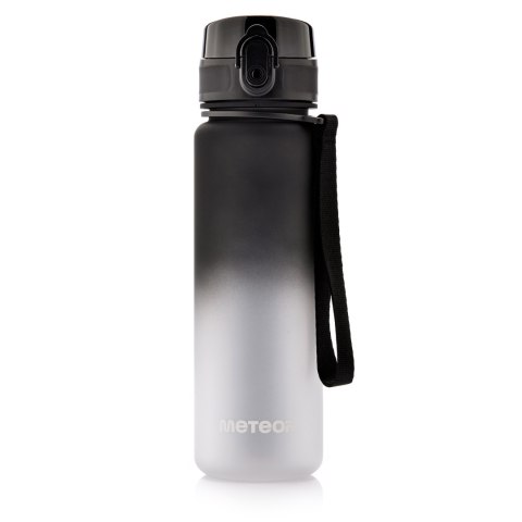 Bidon sportowy Meteor 500 ml czarny/biały