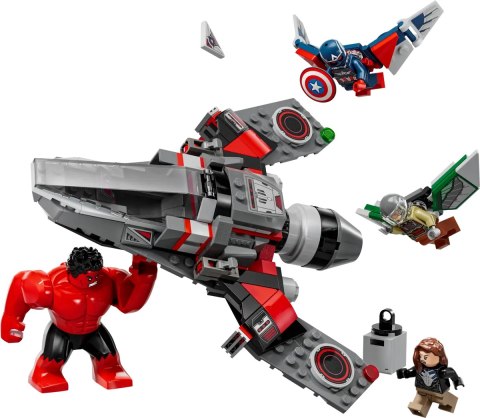 76292 - LEGO Super Heroes - Kapitan Ameryka kontra Czerwony Hulk — bitwa