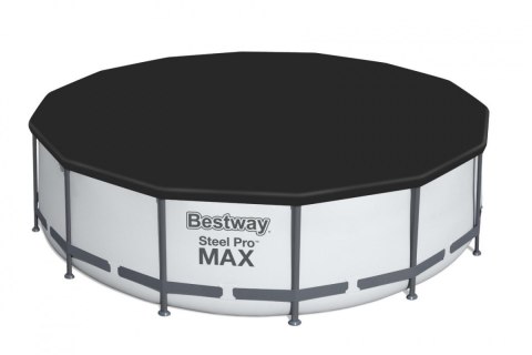 Basen stelażowy Steel Pro MAX 427x107 Szary 14FT BESTWAY 5w1 + Akcesoria