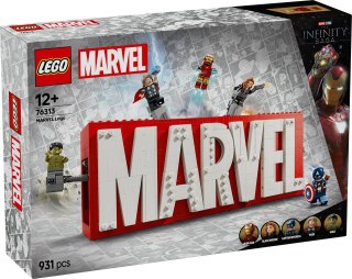 76313 | Logo MARVEL z minifigurkami