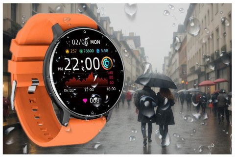 SMARTWATCH UNISEX GRAVITY GT1-9 - PULSOMETR, WŁASNE TARCZE (sg015i)