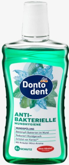 Dontodent Antibakterielle Płyn do Płukania Jamy Ustnej 500 ml