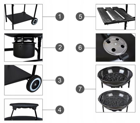 Grill ogrodowy G8056