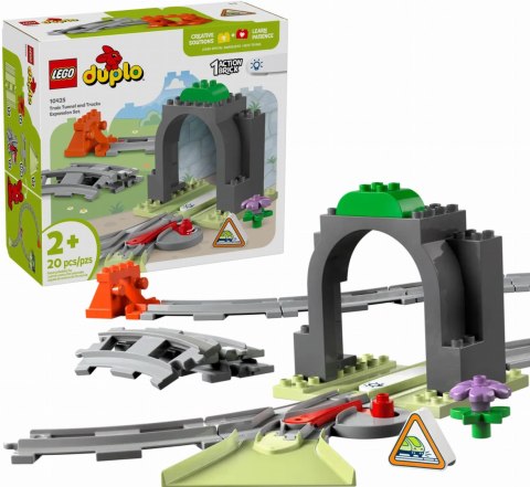 10425 - LEGO DUPLO - Tunel i tory kolejowe — zestaw rozszerzający