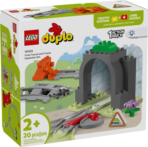 10425 - LEGO DUPLO - Tunel i tory kolejowe — zestaw rozszerzający