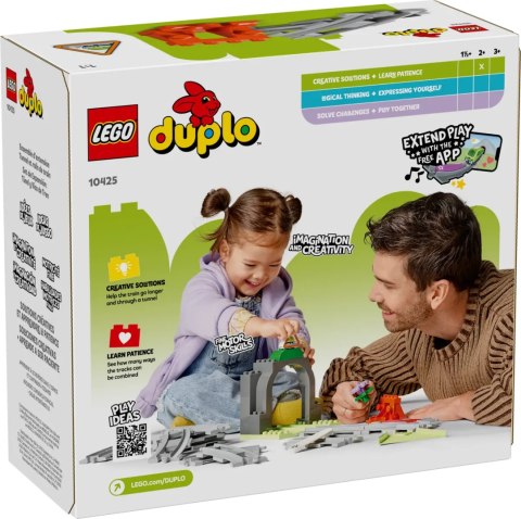 10425 - LEGO DUPLO - Tunel i tory kolejowe — zestaw rozszerzający