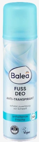 Balea Fuss Deo Dezodorant do Stóp Spray 200 ml