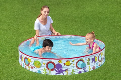 Bestway 55029 BASENIK ROZPOROWY FILL 'N FUN BURTA STATKU Z OKIENKAMI 152cm x 25cm