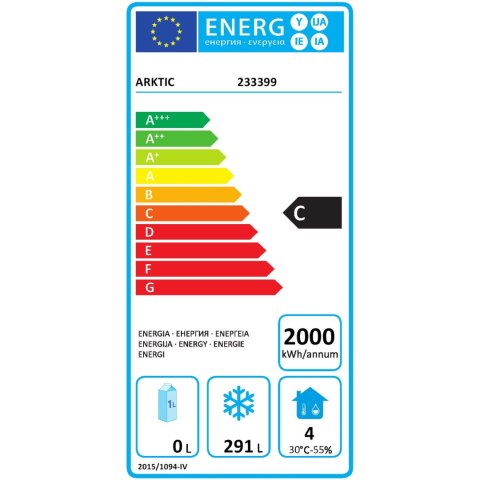 Stół mroźniczy Kitchen Line z blatem roboczym szer. 180cm -22/-12deg;C - Hendi 233399