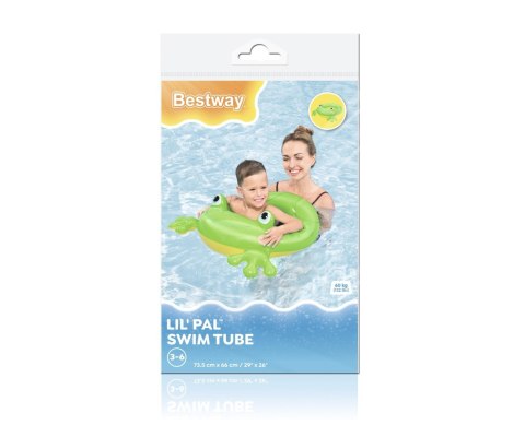 Bestway 36464 Kółko do pływania Żabka 73.5cm x 66cm