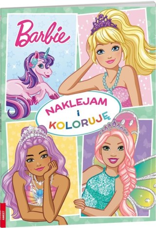 Barbie. Naklejam i Koloruję