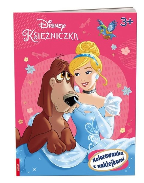 Disney Księżniczka. Kolorowanka z naklejkami