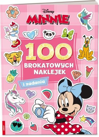 Minnie. 100 brokatowych naklejek