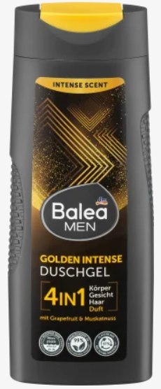 Balea Men Golden Intense 4 w 1 Żel pod Prysznic 300 ml