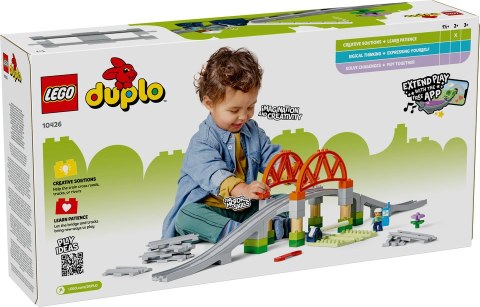 LEGO® DUPLO® - Most i Tory Kolejowe - Zestaw Rozszerzający