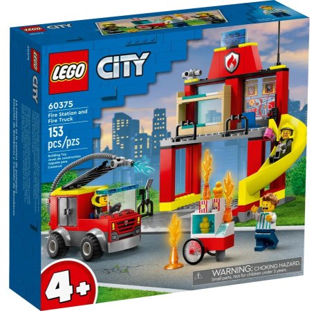 60375 - LEGO City - Remiza strażacka i wóz strażacki