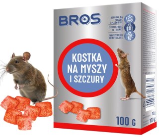 BROS - kostka na myszy i szczury 100g